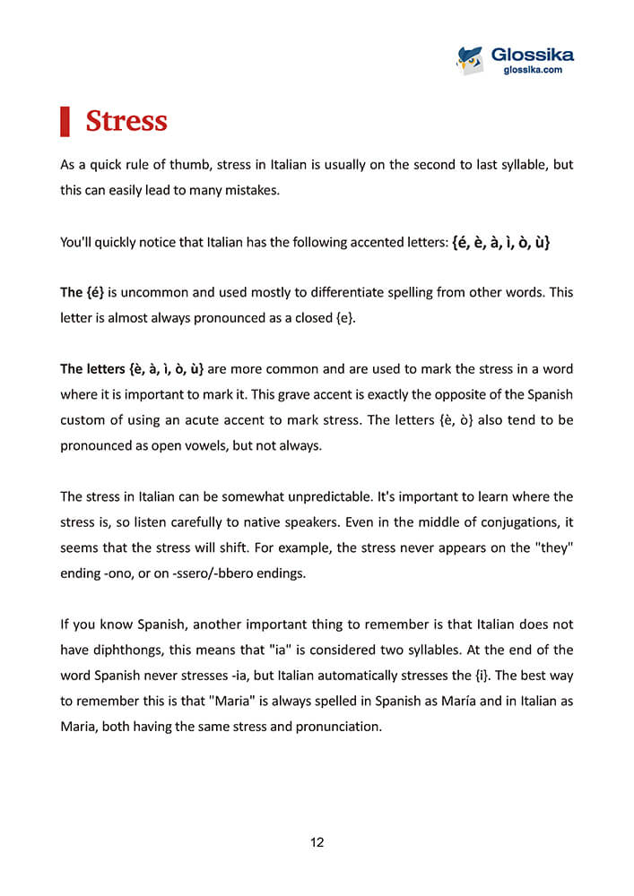 Glossika Guide to Italian Pronunciation & Grammar-3 Glossika Guide to Italian Pronunciation & Grammar-3