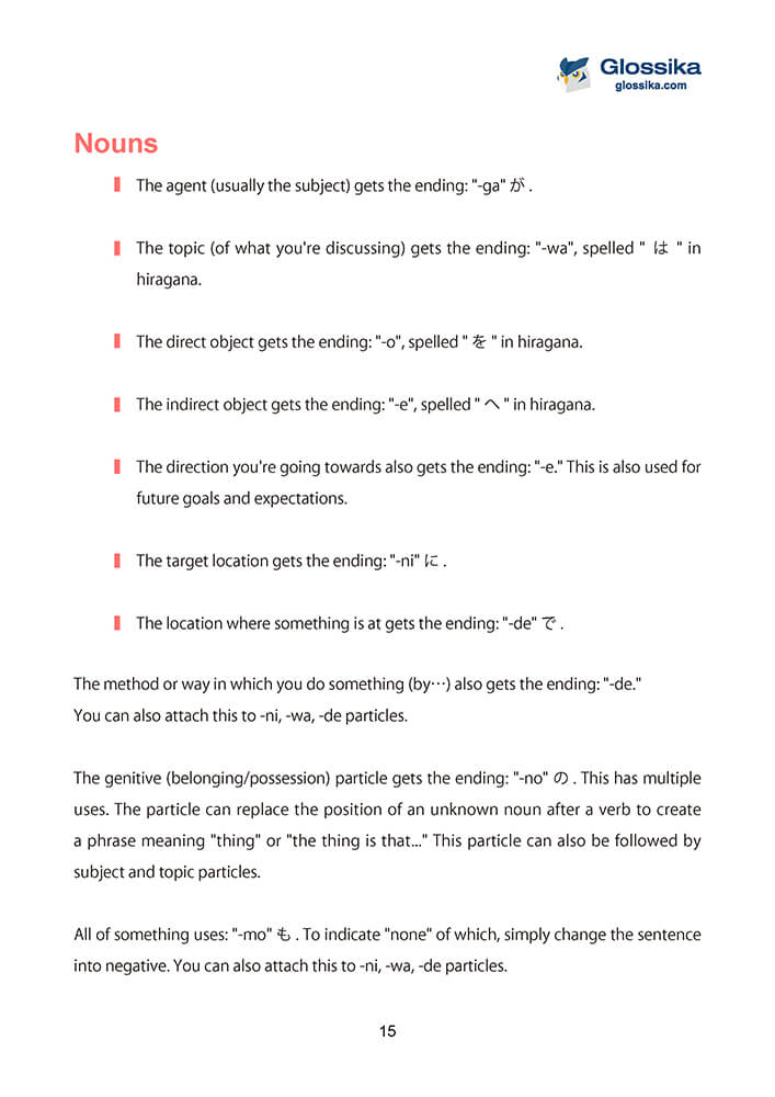 Glossika Guide to Japanese Pronunciation & Grammar-4 Glossika Guide to Japanese Pronunciation & Grammar-4
