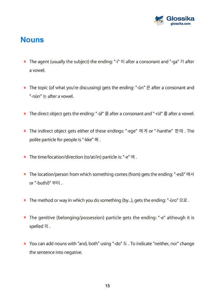 Glossika Guide to Korean Pronunciation & Grammar-4 Glossika Guide to Korean Pronunciation & Grammar-4